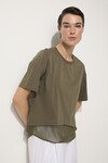 MARCO POLO MESH PANEL TEE
