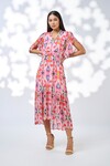 LOOBIES STORY SOLANA MIDI DRESS