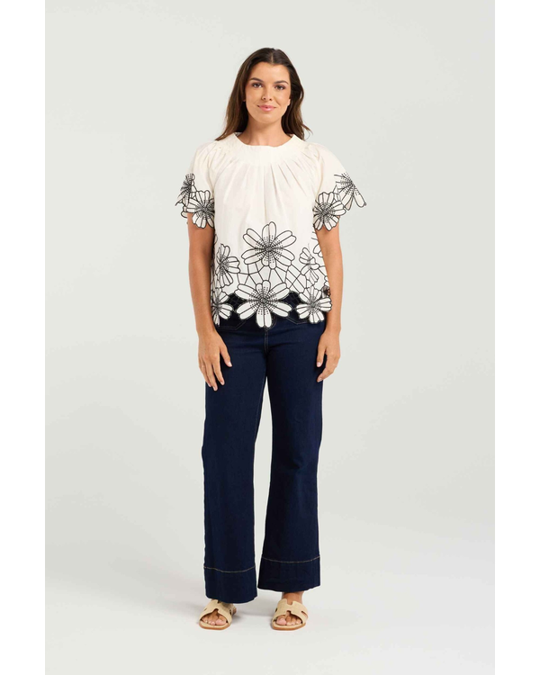 NMBR ROSE DAISY BLOUSE