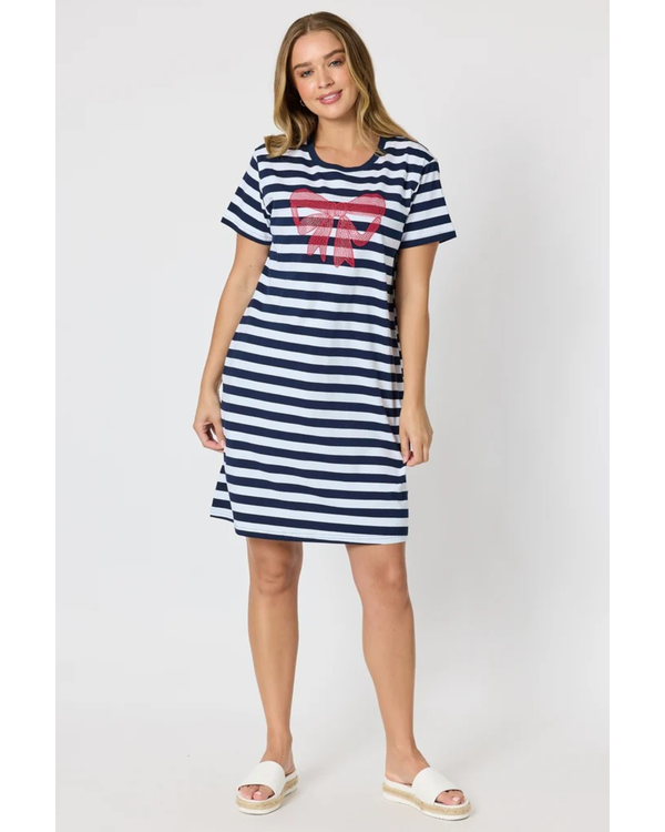 THREADZ RED BOW DRESS