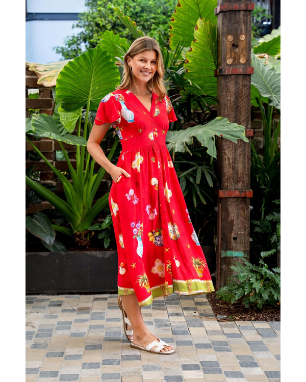 BOHO SHEPARD MIDI DRESS