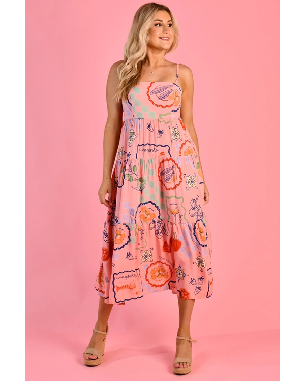 GO GIRL ELLIE MIDI DRESS