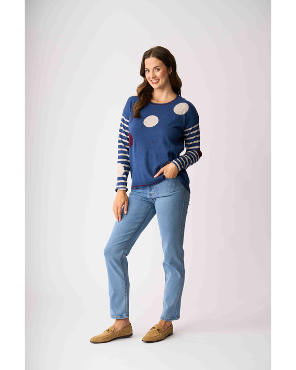 OH THREE SPOTS STRIPES JUMPER