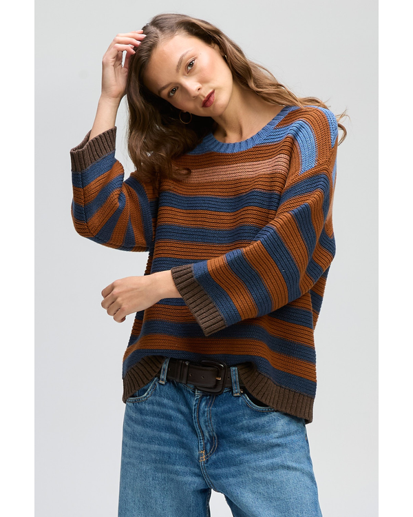 LD&CO CHUNKY STRIPE CREW