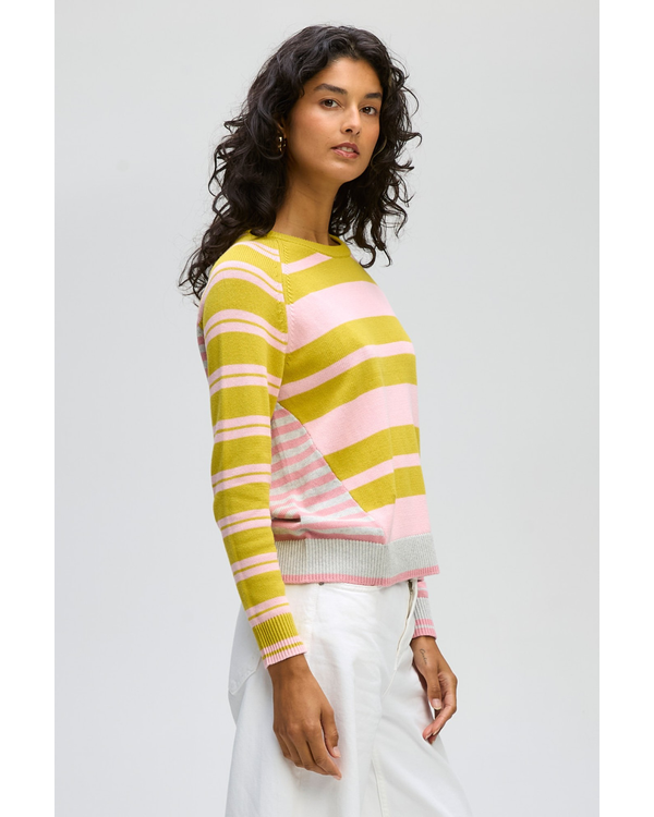 LD&CO CRAZY STRIPE CREW
