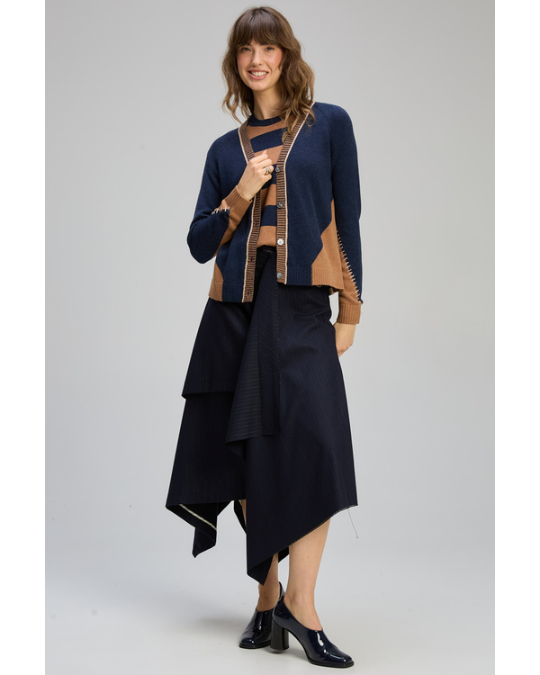 ZAKET & PLOVER DUAL STITCH CARDI