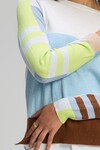 ZAKET & PLOVER COLOUR BLOCK JUMPER