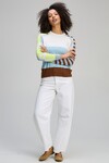ZAKET & PLOVER COLOUR BLOCK JUMPER