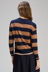 ZAKET & PLOVER STRIPE CLASH JUMPER