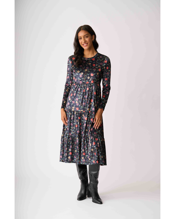 MEMO VELVERTEEN DRESS