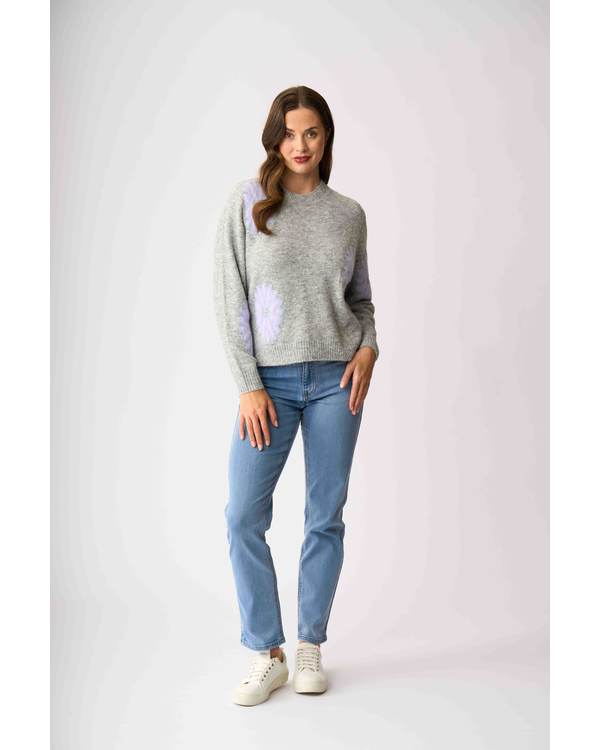 FOIL BLOOM KNIT JUMPER