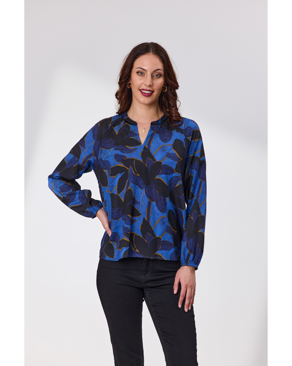 NEWPORT AZURE BLOUSE