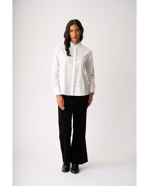 OH THREE DOUBLE RUFFLE SHIRT