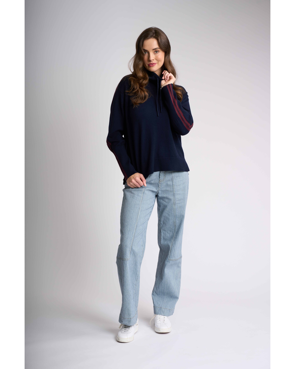 OH THREE FUNNEL NECK JUMPER