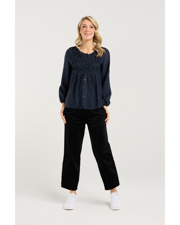BLACKSTONE LEAH ZIG ZAG TOP