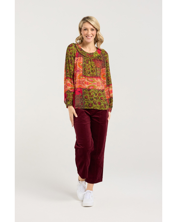 BLACKSTONE FRANCES YOKE TOP