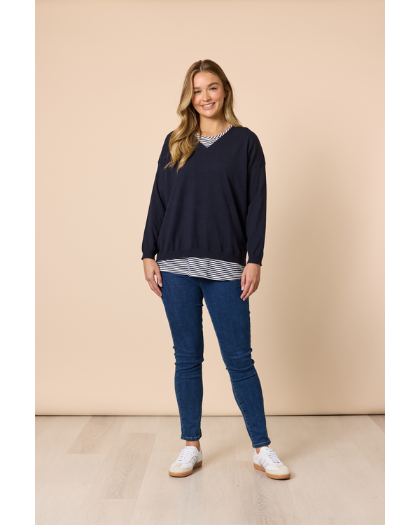 THREADZ DOUBLE TAKE 2 IN 1 TOP