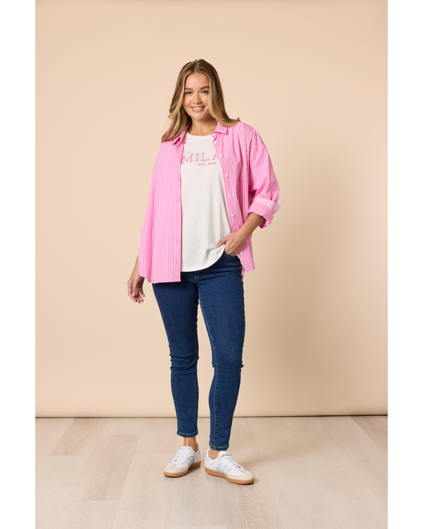 THREADZ CABO STRIPE SHIRT