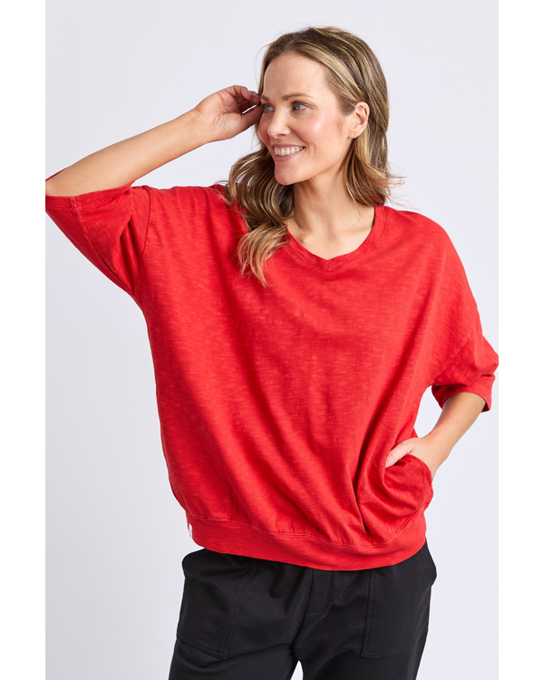 ELM MAZIE VEE NECK SWEAT