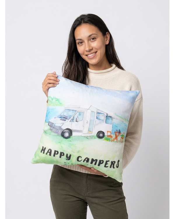 HAPPY CAMPERS CUSHION