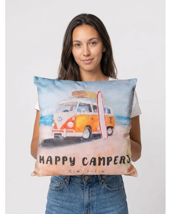 HAPPY CAMPERS CUSHION