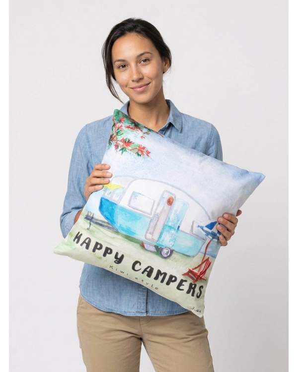 HAPPY CAMPERS CUSHION