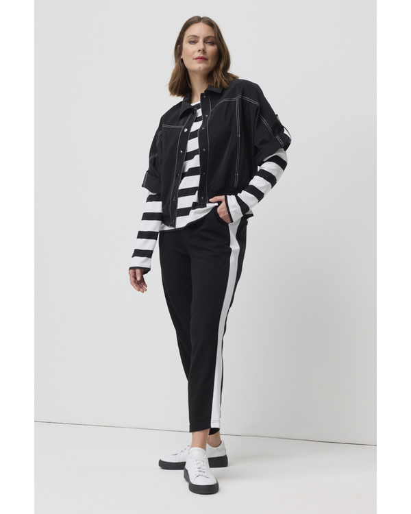 MARCO POLO WIDE STRIPE SWEAT