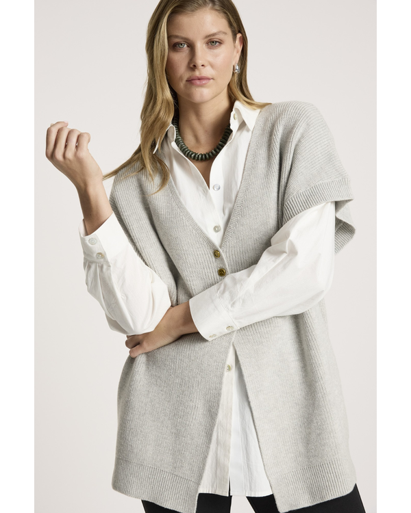 EB&IVE BERBER VEST CARDI