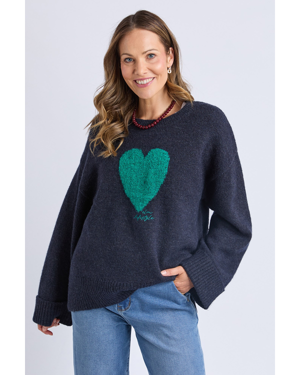 ELM INTERSIA HEART KNIT