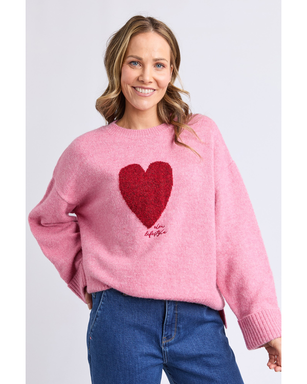 ELM INTERSIA HEART KNIT