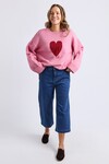 ELM INTERSIA HEART KNIT