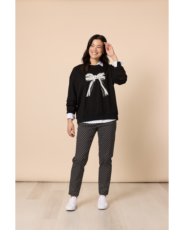 GORDON SMITH BOW TIE PRINT PANT