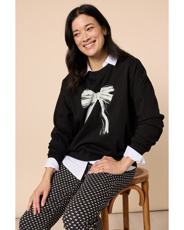 GORDON SMITH PRETTY BOW SWEATSHIRT