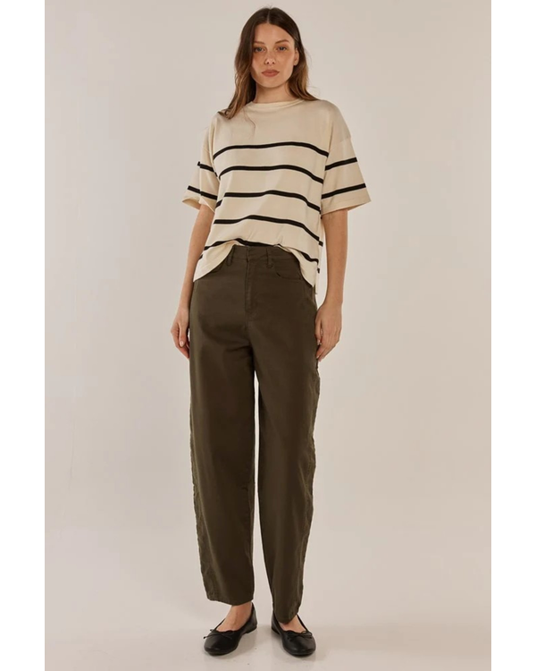 BETTY BASICS BARREL LEG CHINO