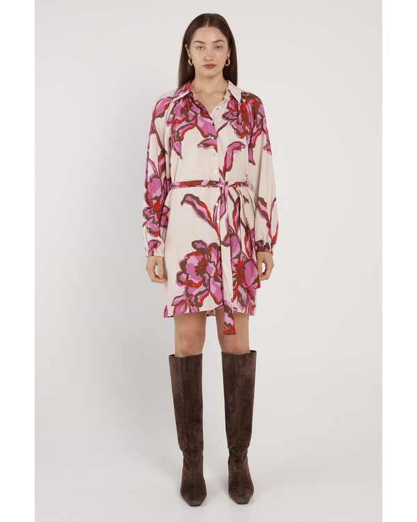 FATE+BECKER NOVARA LINEN DRESS