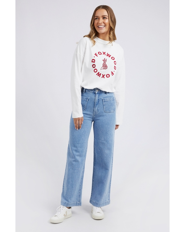 FOXWOOD SARAH WIDE LEG JEAN