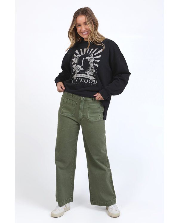 FOXWOOD SARAH WIDE LEG JEAN