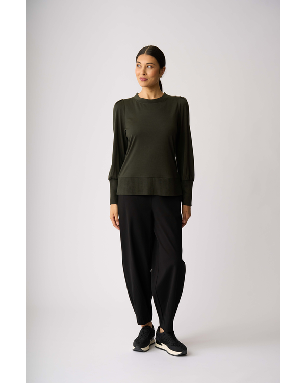 FOIL SHOULDER DETAIL TOP