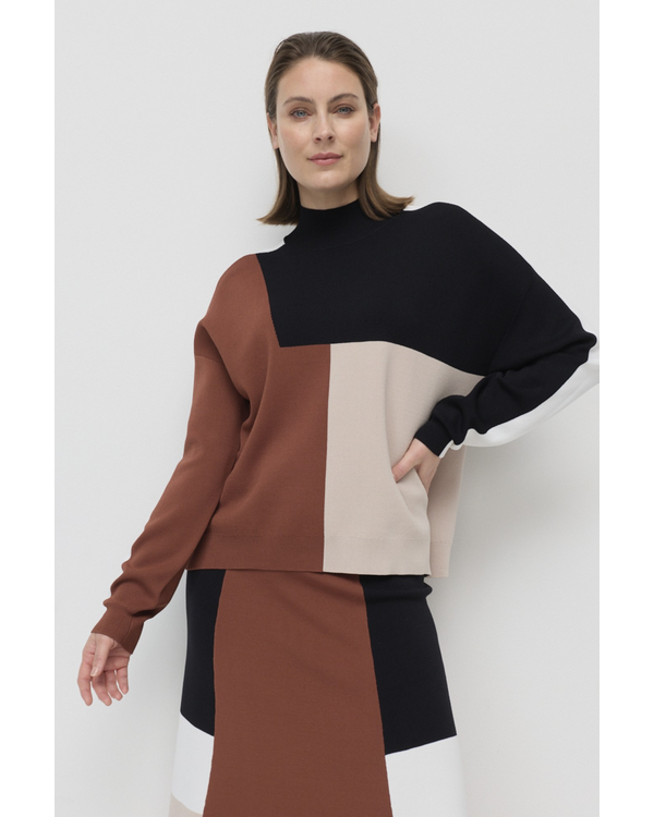 MARCO POLO EARTH TONES SWEATER