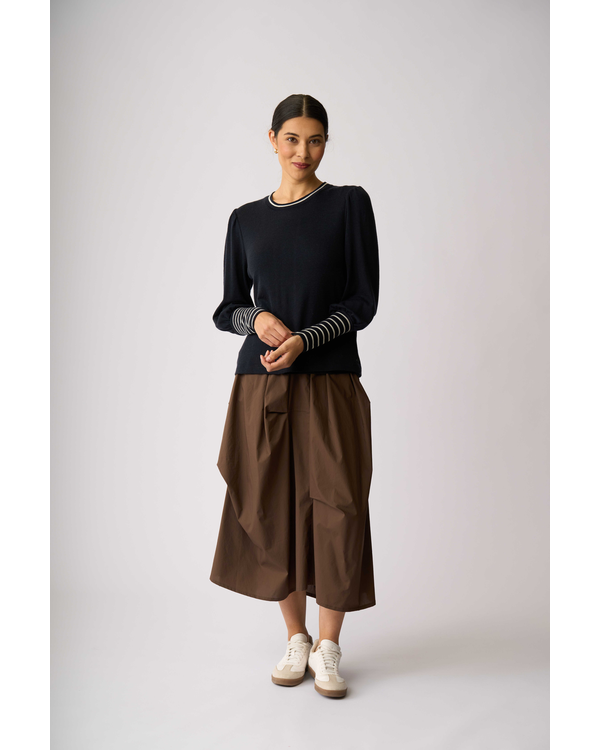 FOIL CONTRAST TRIM JUMPER