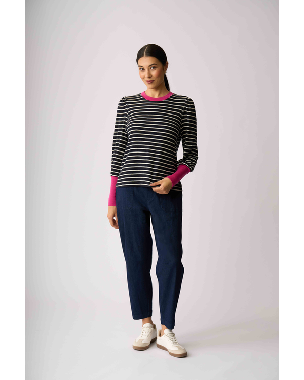 FOIL CONTRAST TRIM JUMPER