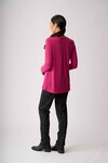 FOIL BACK PLACKET SWING JUMPER
