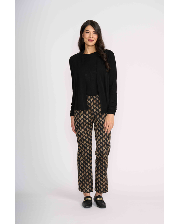 FOIL HIGH TIED CARDIGAN