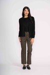 FOIL HIGH TIED CARDIGAN