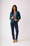 FOIL HIGH TIED CARDIGAN