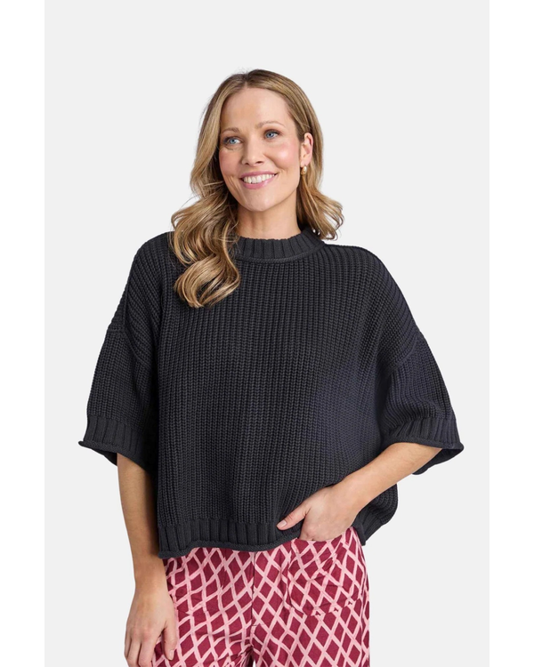 ELM LUELA SHORT SLEEVE KNIT 