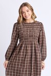 FOXWOOD COCO CHECK DRESS