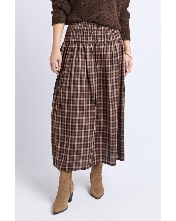 FOXWOOD COCO CHECK SKIRT