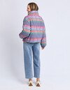 ELM CORD CHECK JACKET