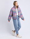 ELM CORD CHECK JACKET